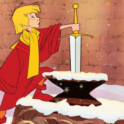 «Quien saque la espada de la roca será&nbsp;rey»