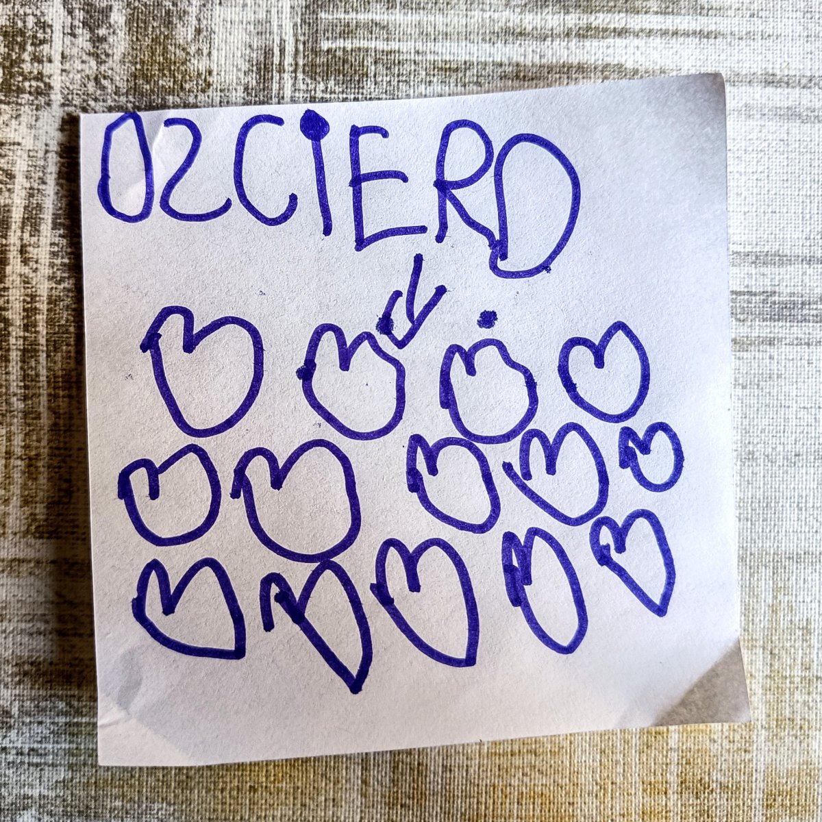 «OSCIERO» Rotulador sobre&nbsp;post-it
