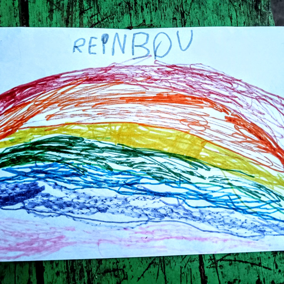 «Reinbou» Rotuladores sobre papel&nbsp;#byClara