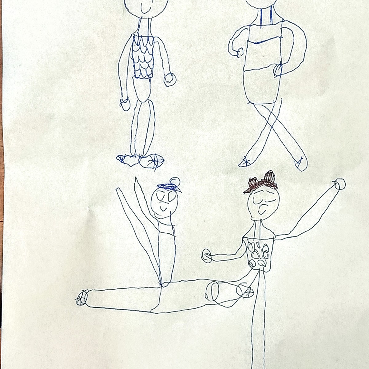 «Bailarina» bolígrafo sobre papel&nbsp;#byClara