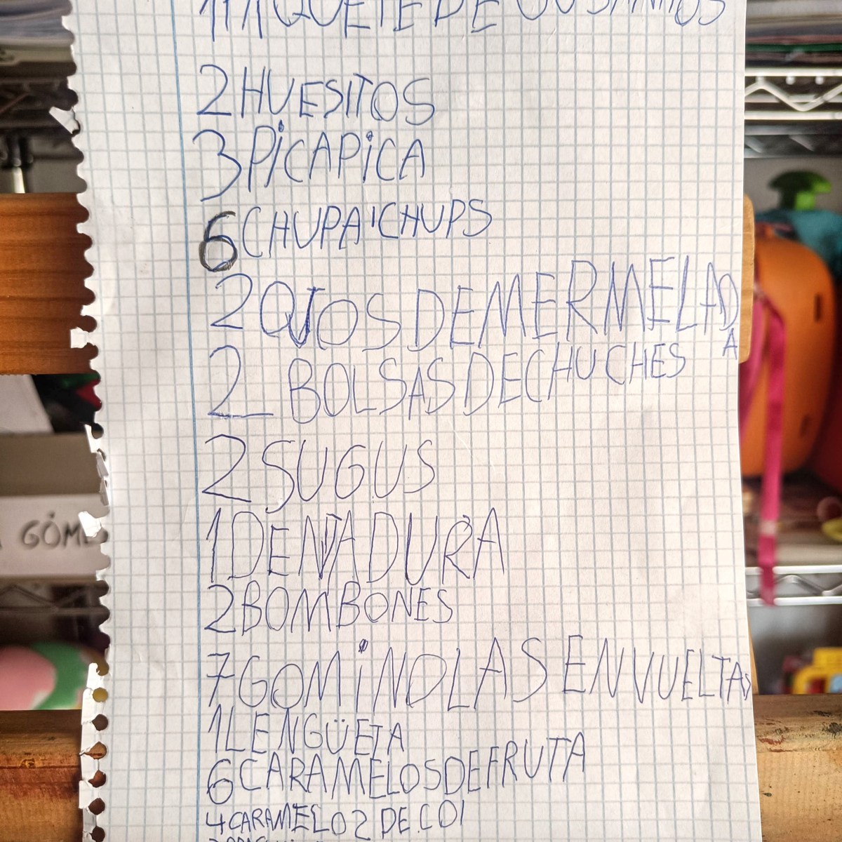 Inventario de Chuches + Pedidos Por&nbsp;Email