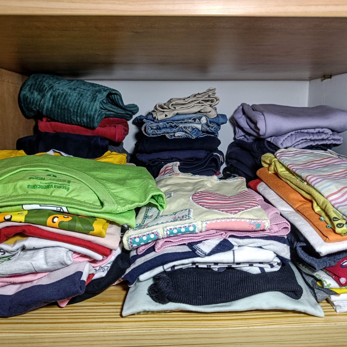 Ordenando el armario