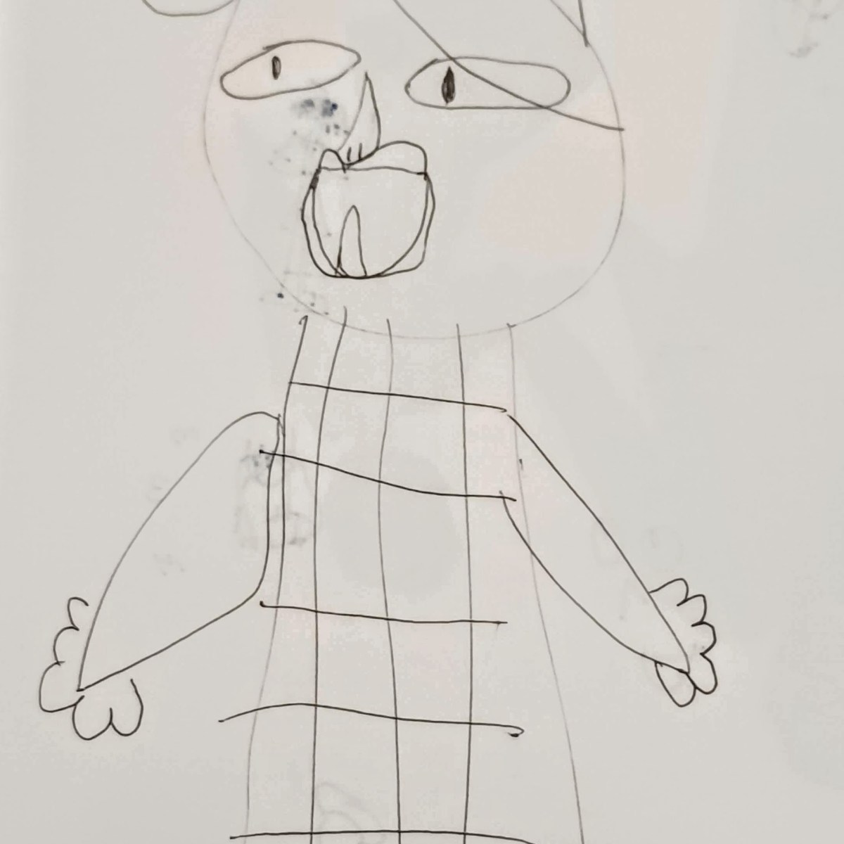 «La Iaia» Lápiz sobre papel&nbsp;byClara